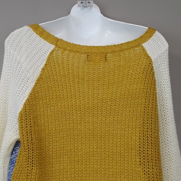 FIFTY Street Blue White Color Block Sweater - Picture 5 of 8